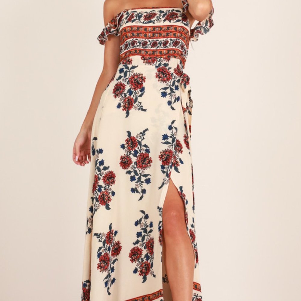 NWT Showpo always you bohemian maxi dress